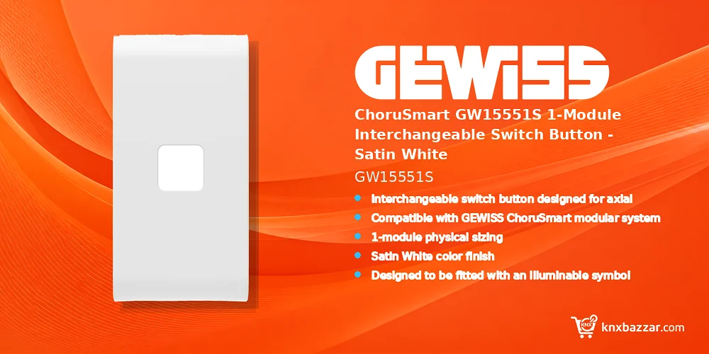 GEWISS GW15551S ChoruSmart button cover
