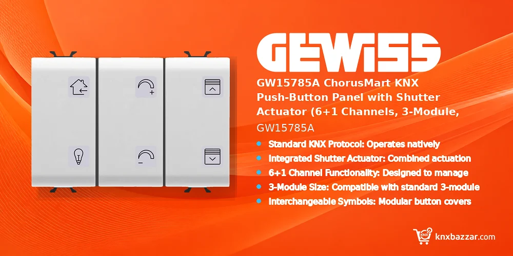 GEWISS GW15785A KNX shutter actuator
