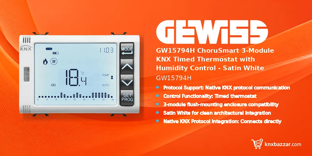 GEWISS GW15794H KNX thermostat