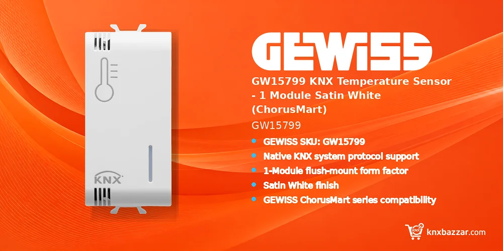 GEWISS GW15799 KNX Temperature Sensor