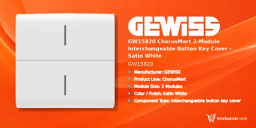 GEWISS GW15820 ChorusMart button cover