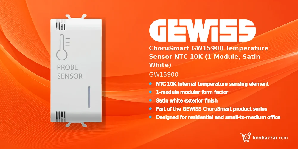 GEWISS GW15900 NTC 10K temperature sensor