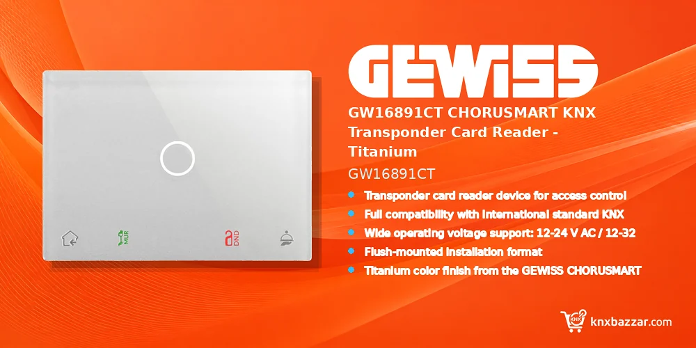GEWISS GW16891CT KNX Transponder Reader
