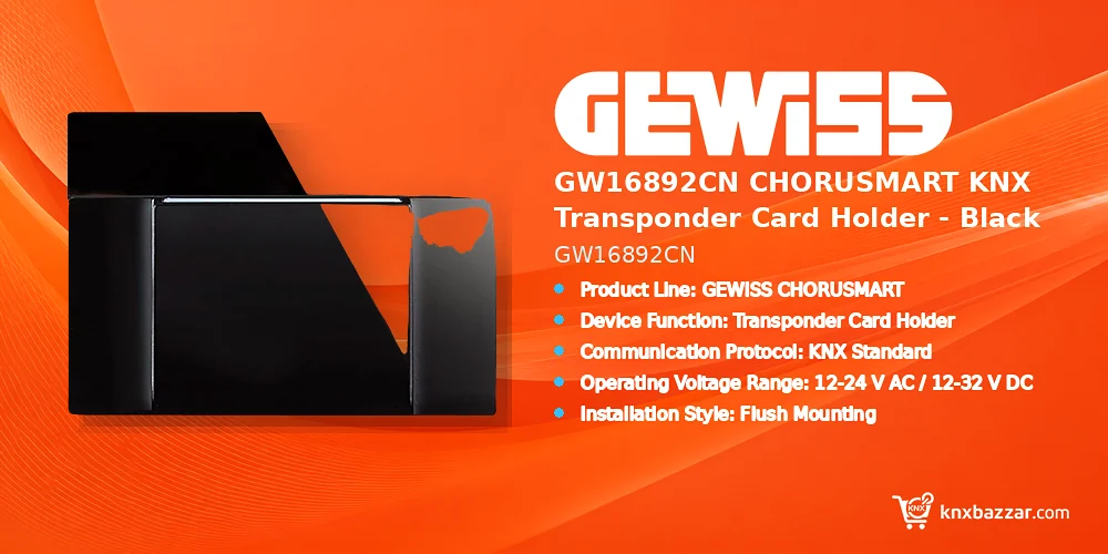 GEWISS GW16892CN KNX Transponder Card Holder