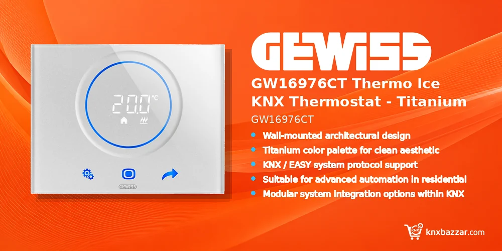 GEWISS GW16976CT KNX Thermostat