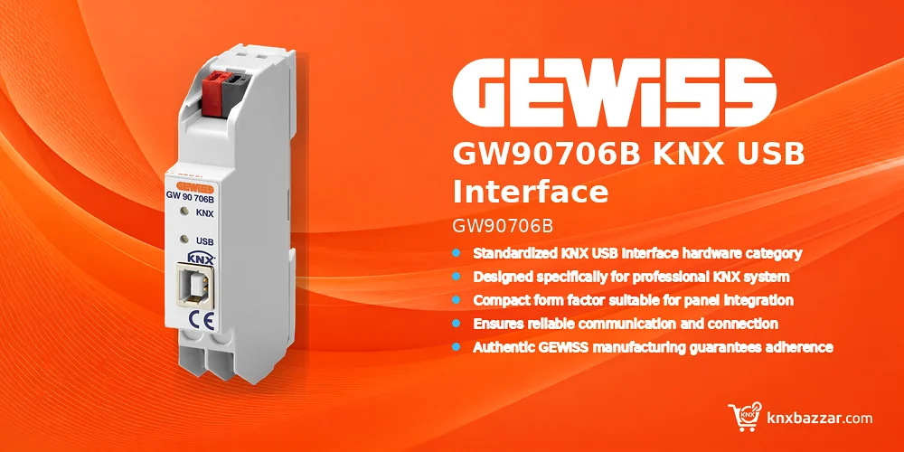 GEWISS GW90706B KNX USB Interface