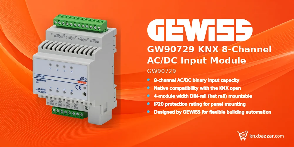GEWISS GW90729 KNX binary input module