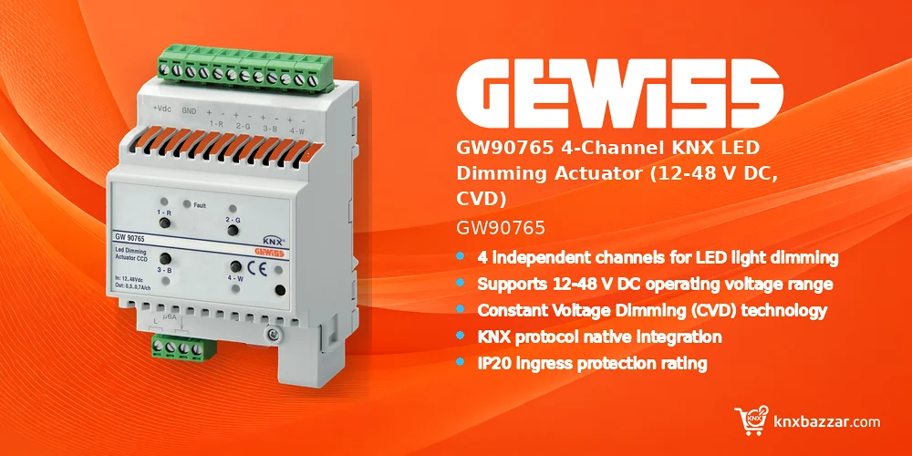 GEWISS GW90765 KNX dimming actuator