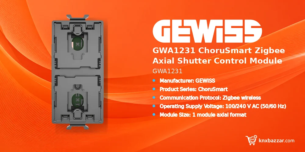 GEWISS GWA1231 Zigbee shutter controller