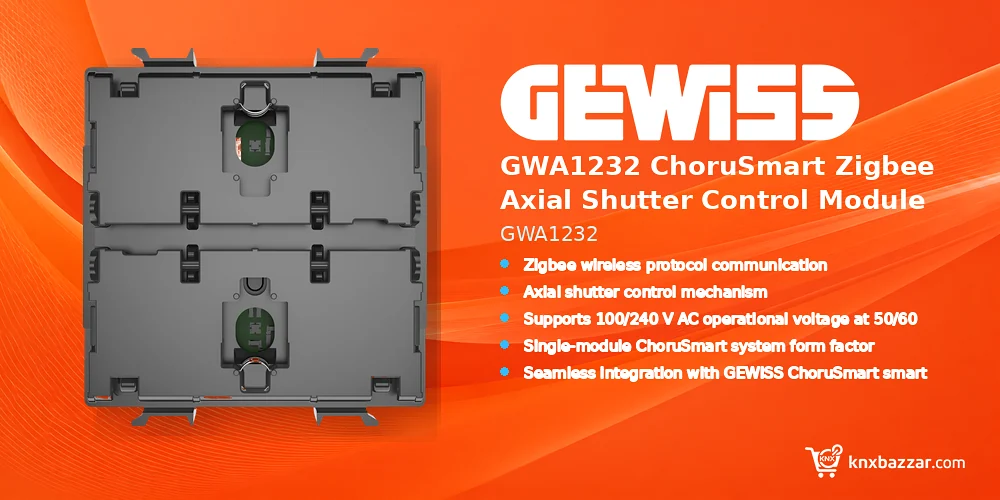 GEWISS GWA1232 Zigbee shutter controller