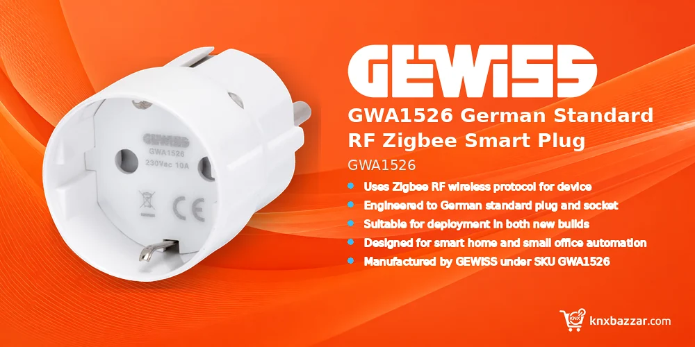 GEWISS GWA1526 Zigbee Smart Plug