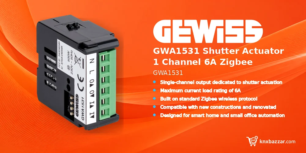GEWISS GWA1531 shutter actuator