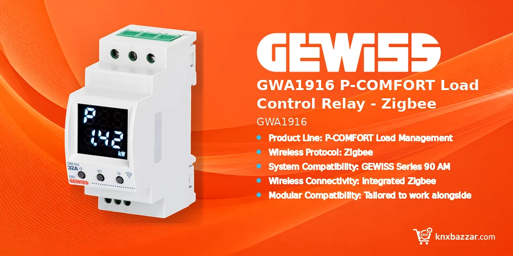 GEWISS GWA1916 Zigbee Load Relay