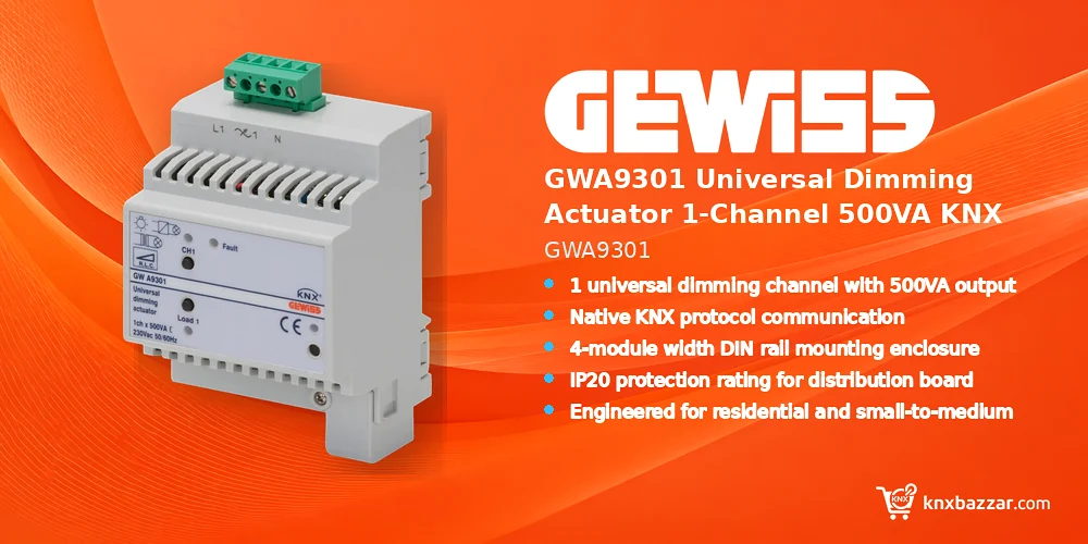GEWISS GWA9301 dimming actuator