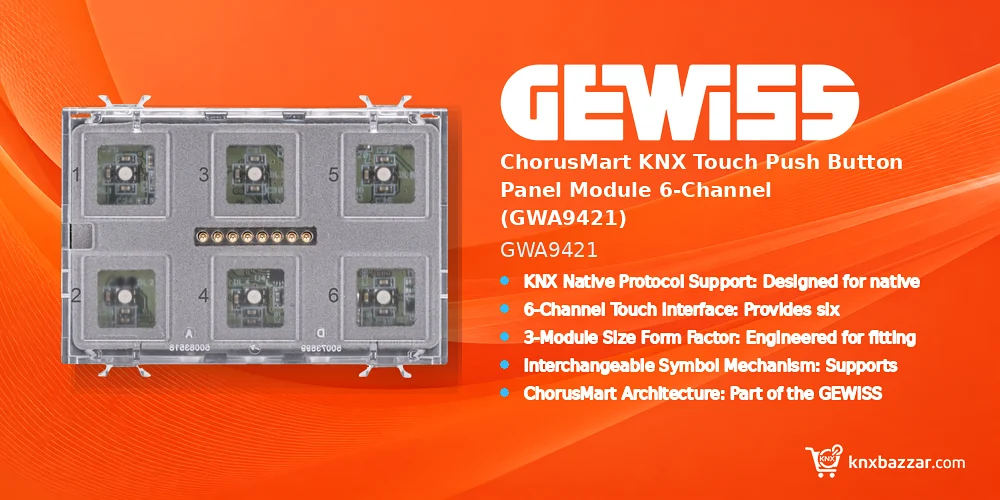 GEWISS GWA9421 KNX touch panel