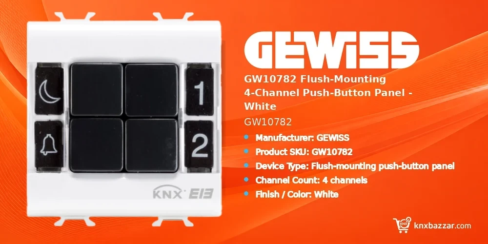 GEWISS GW10782 KNX push button