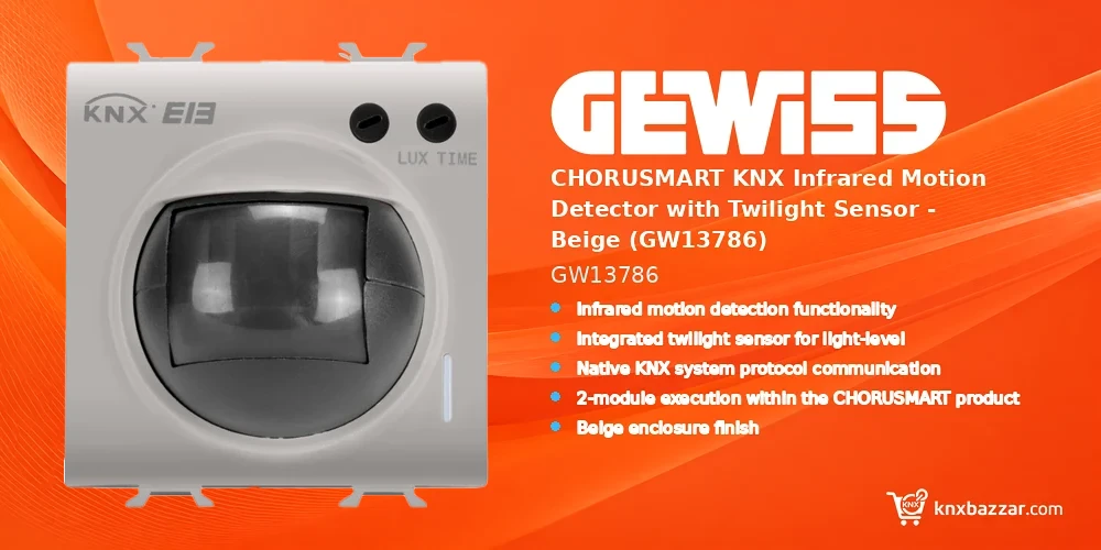 GEWISS GW13786 KNX Motion Sensor