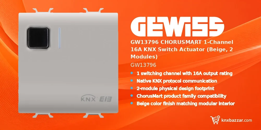 GEWISS GW13796 KNX Switch Actuator