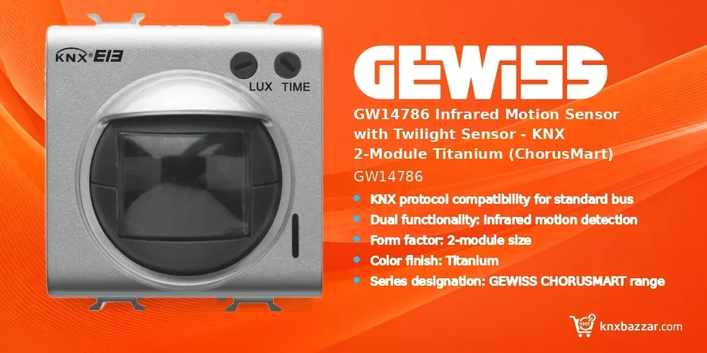 GEWISS GW14786 KNX motion sensor