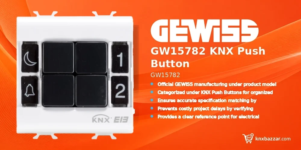 GEWISS GW15782 KNX Push Button
