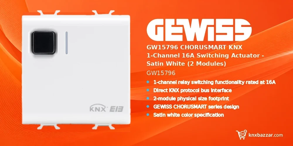 GEWISS GW15796 KNX Switching Actuator