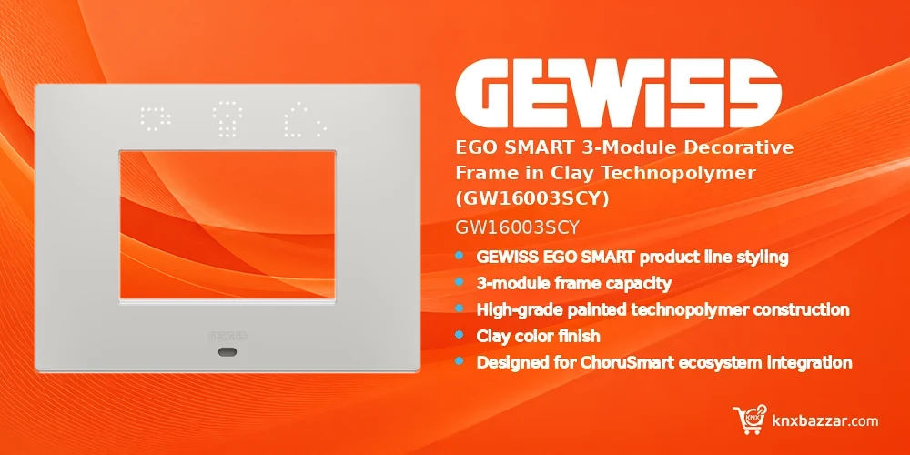 GEWISS GW16003SCY EGO SMART frame