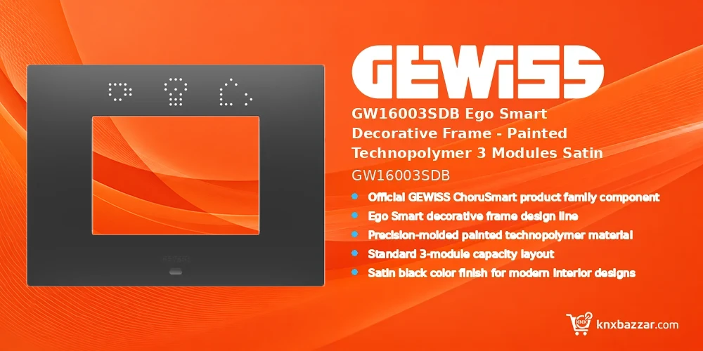 GEWISS GW16003SDB frame