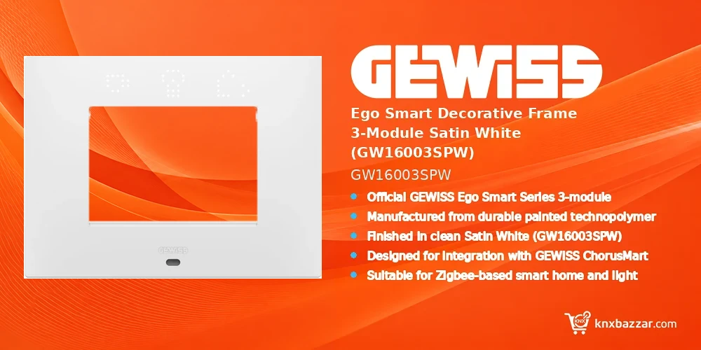 GEWISS GW16003SPW Ego Smart Frame