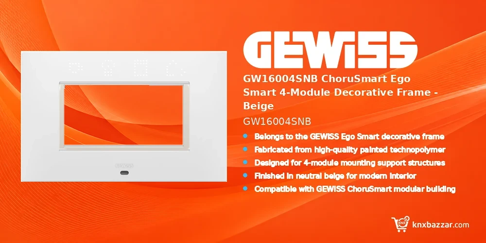 GEWISS GW16004SNB frame
