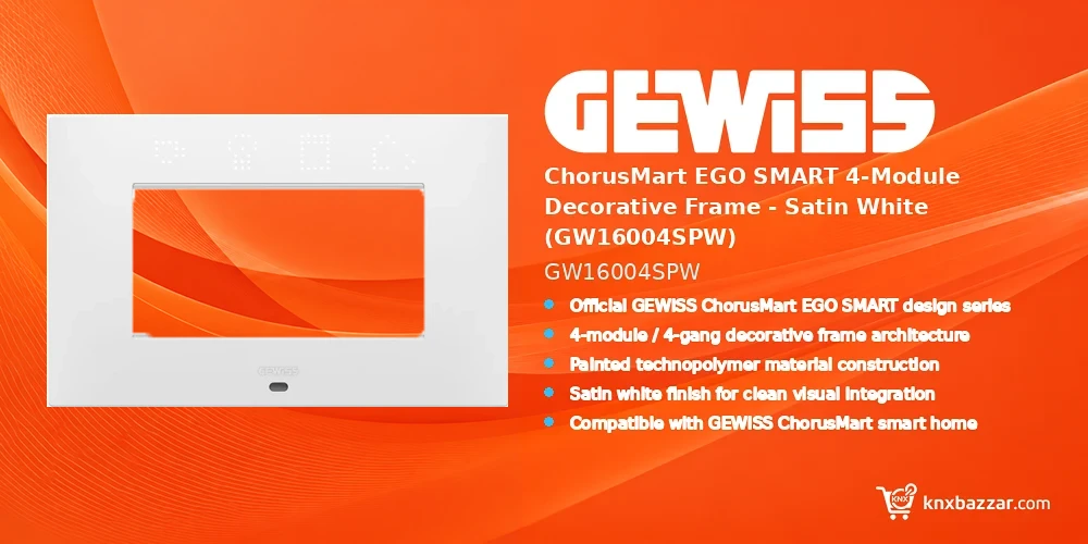 GEWISS GW16004SPW cover plate