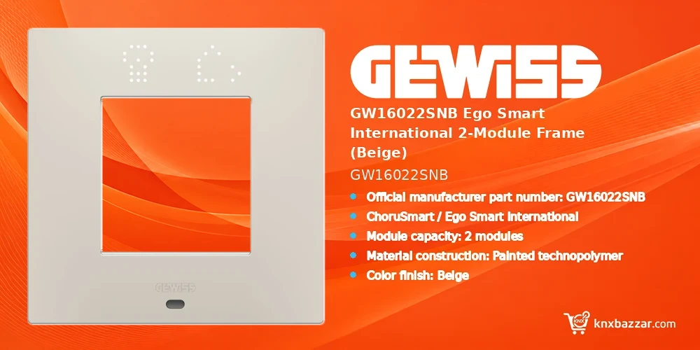 GEWISS GW16022SNB frame