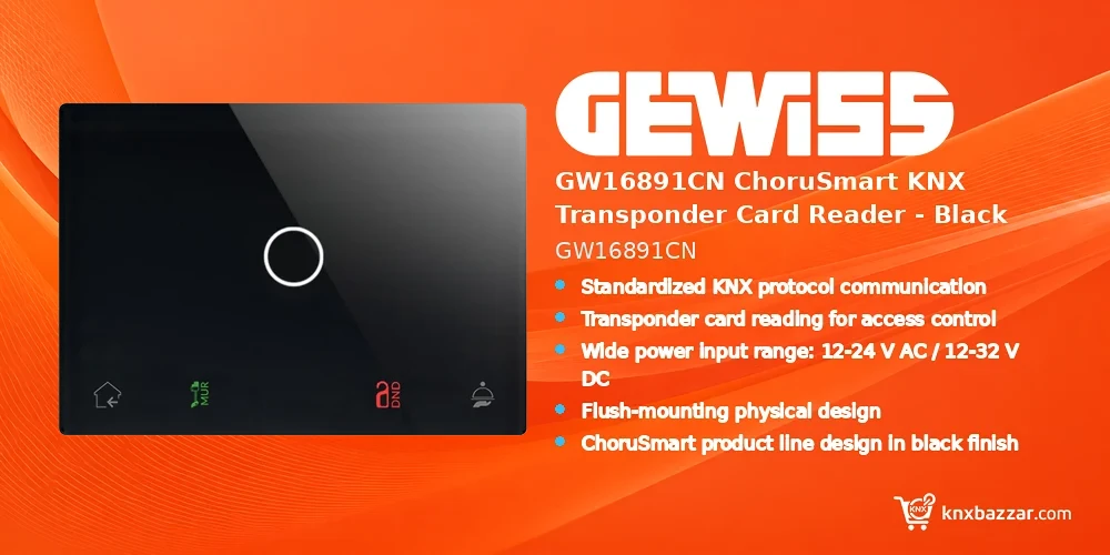 GEWISS GW16891CN KNX Transponder Reader