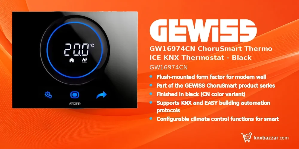 GEWISS GW16974CN KNX thermostat