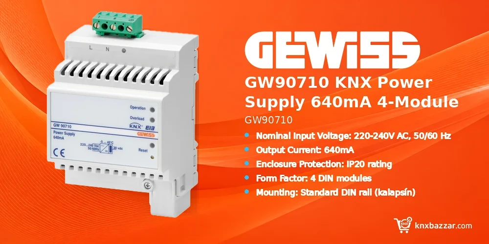 GEWISS GW90710 KNX power supply 640mA