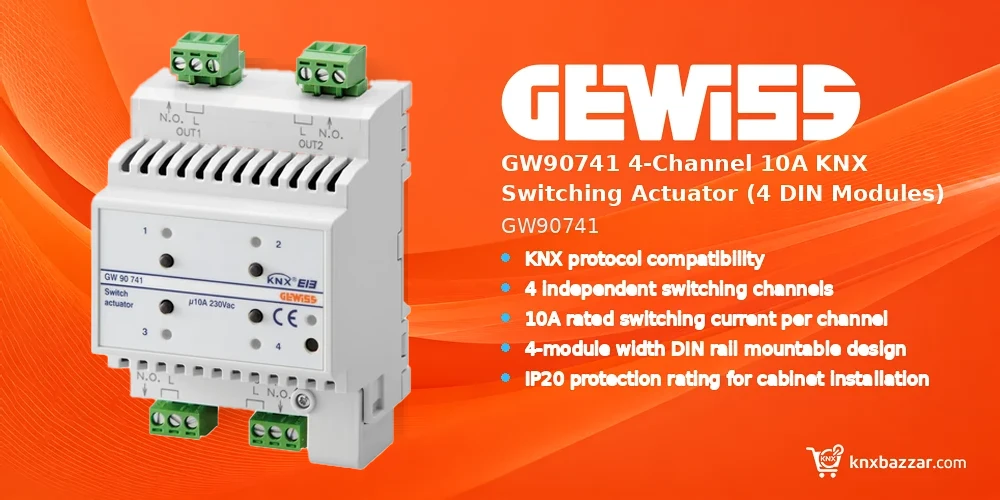 GEWISS GW90741 KNX switching actuator