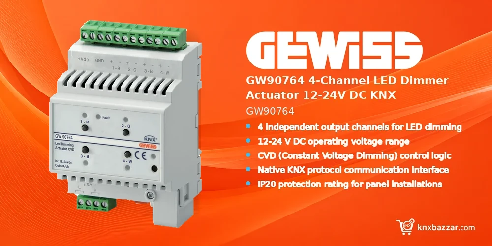 GEWISS GW90764 KNX Dimmer
