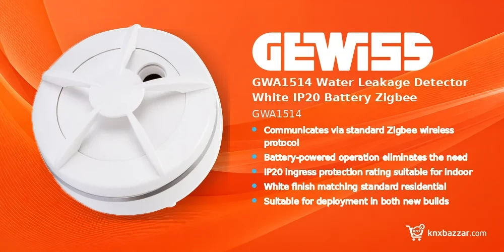 GEWISS GWA1514 Zigbee water leak detector