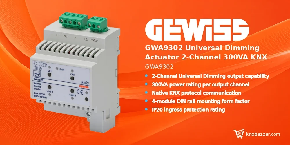 GEWISS GWA9302 dimming actuator