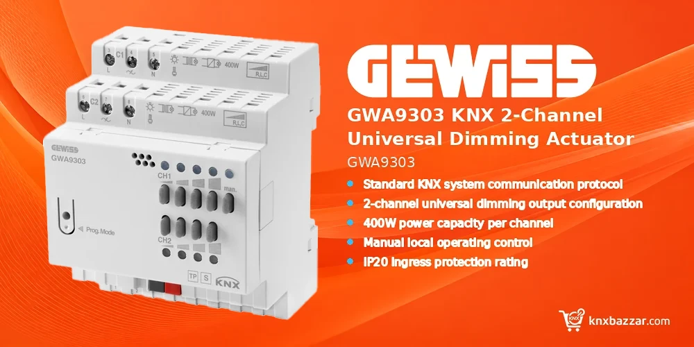 GEWISS GWA9303 dimming actuator