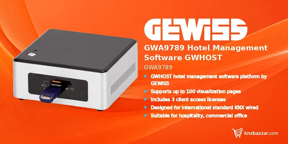 GEWISS GWA9789 KNX hotel software