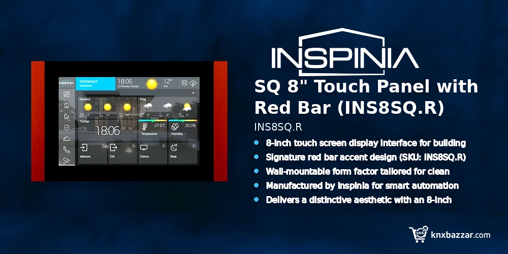 Inspinia INS8SQ.R touch panel