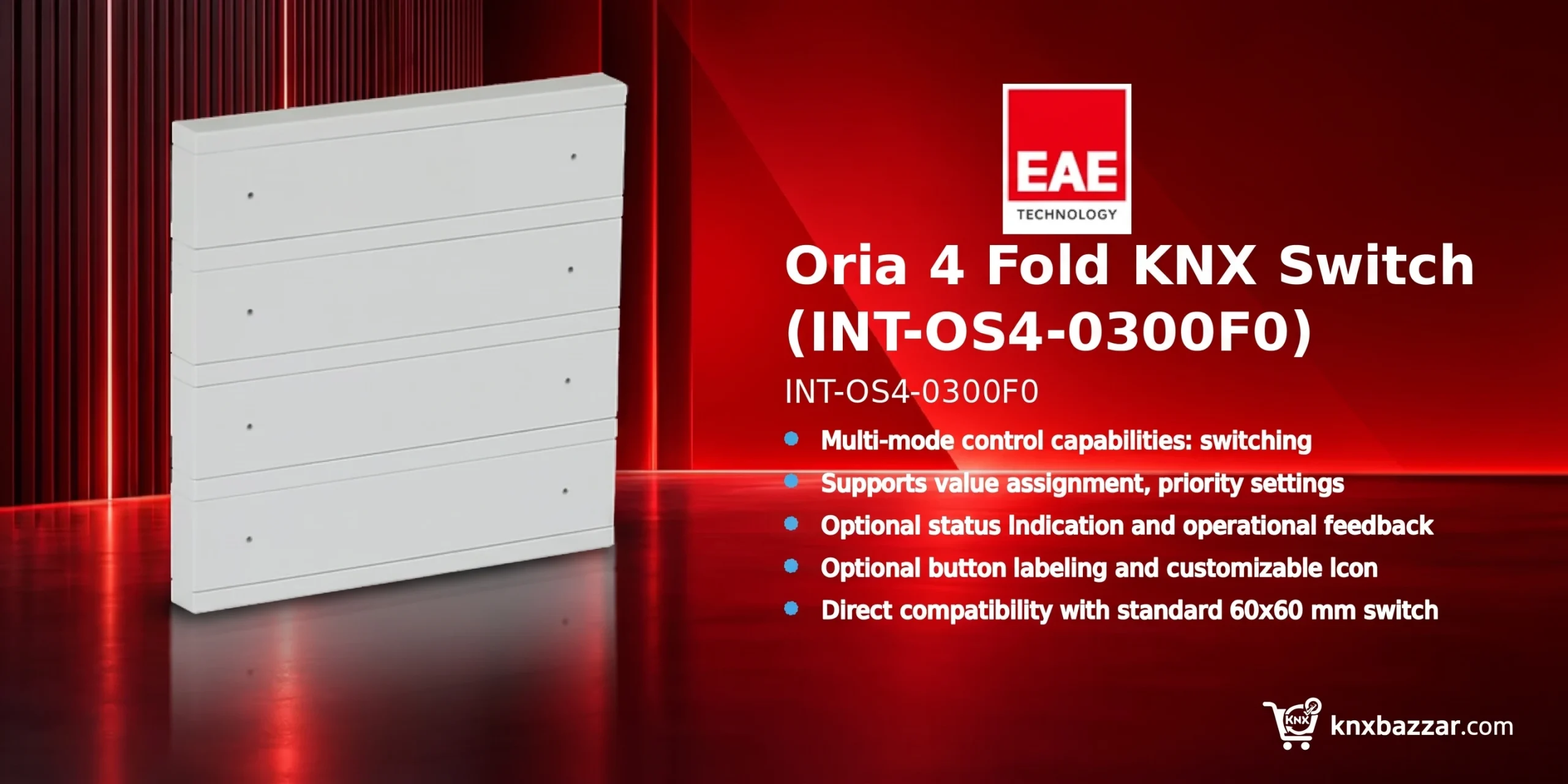 EAE Oria 4 Fold Switch INT-OS4-0300F0