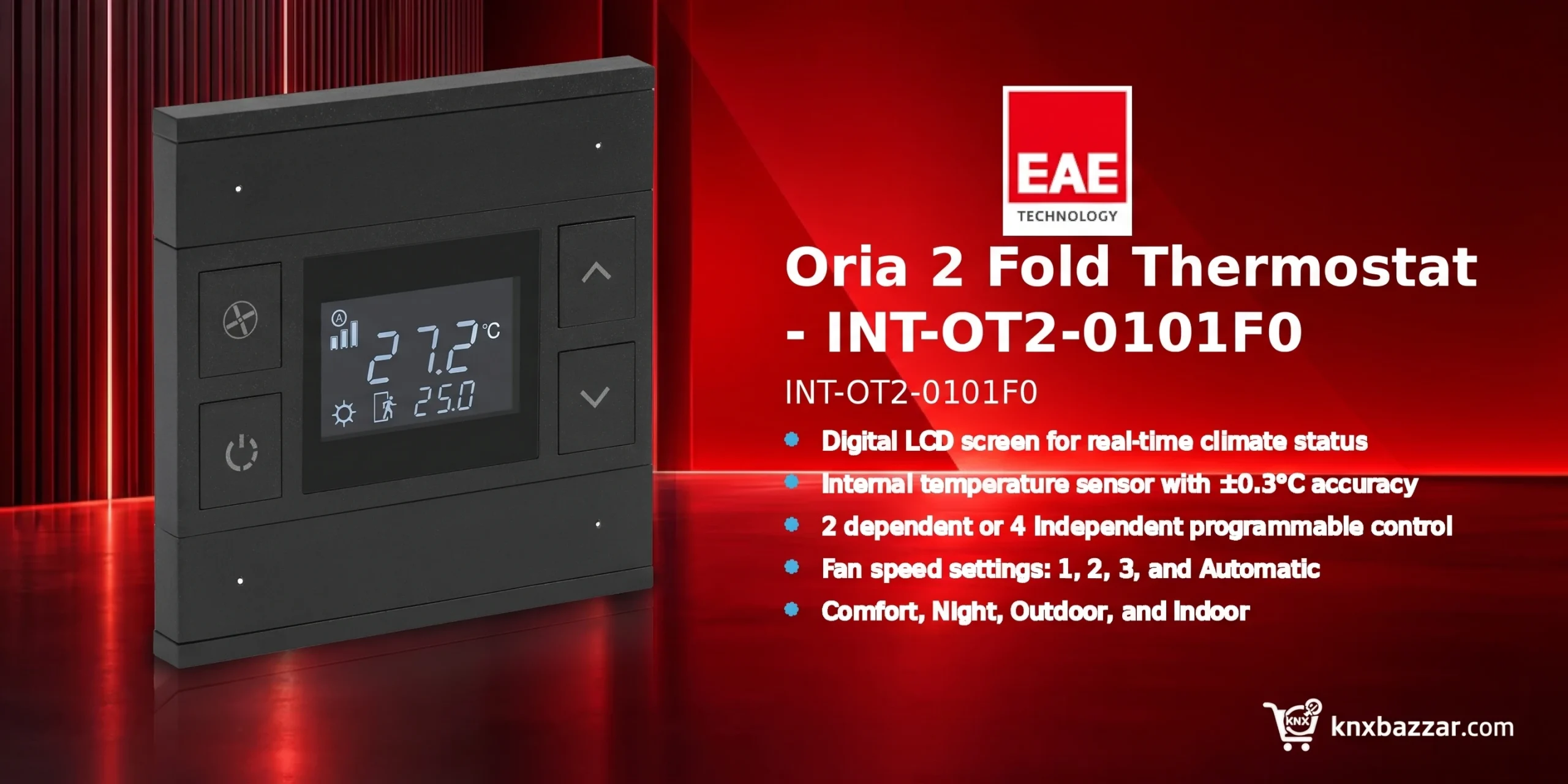 EAE Oria 2 Fold Thermostat